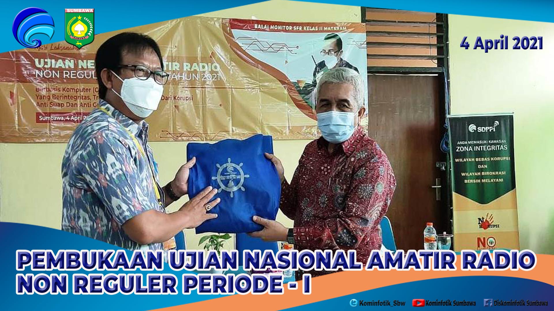 Penjabat Bupati Sumbawa, Ir. Muhammad Husni, saat membuka Kegiatan UNAR (Foto : Diskominfotik Sumbawa)