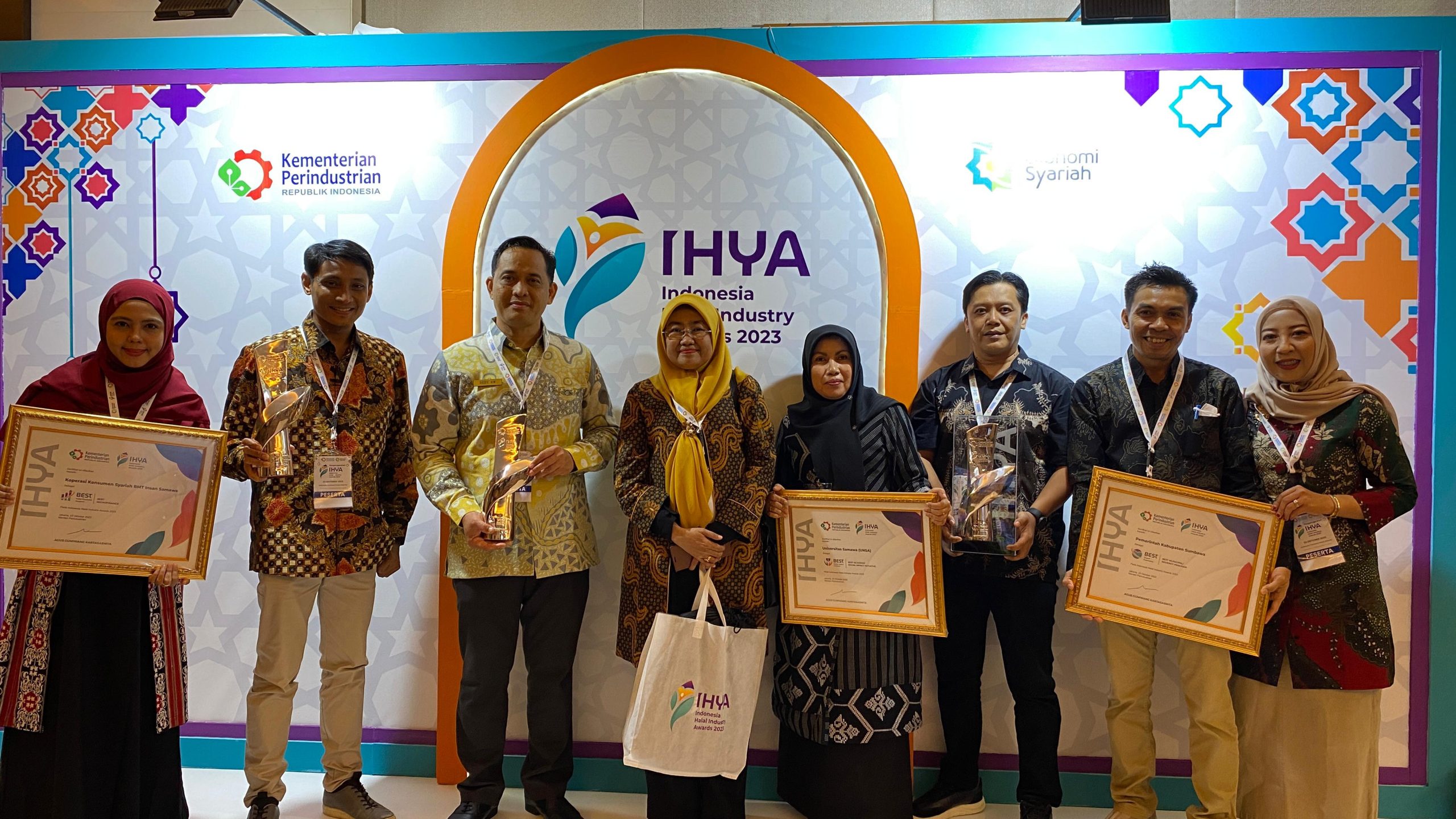 Kabupaten Sumbawa Raih Tiga Penghargaan Ihya Award 2023 Media Sumbawa