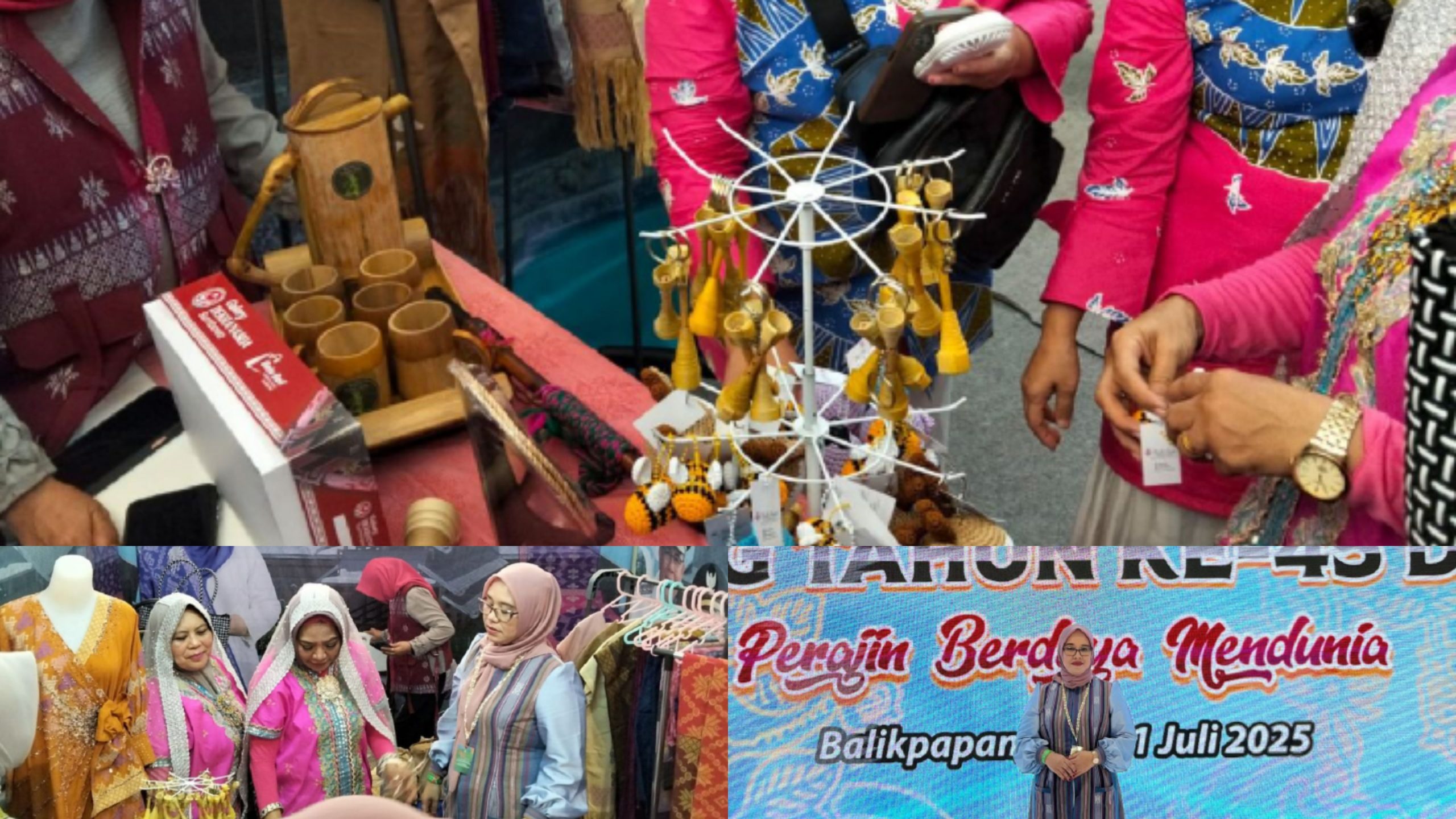 Dekranasda Kabupaten Sumbawa Promosikan Budaya Lokal Di HUT Dekranas ke-45