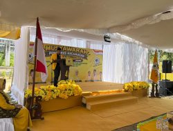 Muscam Partai Golkar, H Berlian Rayes Sepakat Didorong Maju di Pilkada Sumbawa